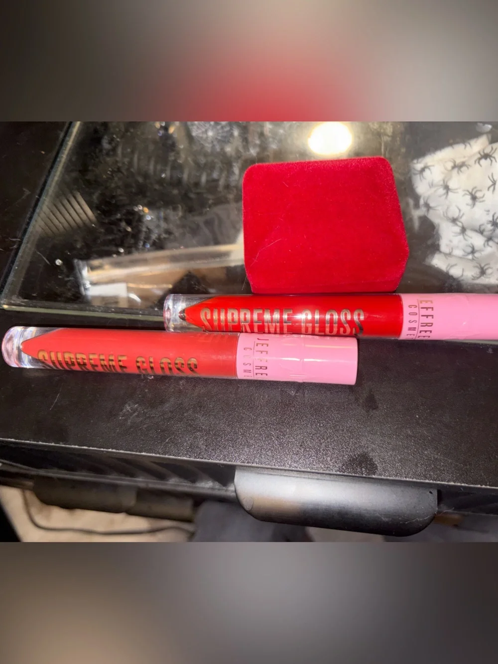 Jeffree Star Supreme Gloss Lip Gloss - Reds...wifey and red affair. Never used